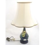 A Moorcroft table lamp in the shape 80/12,