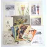 A quantity of assorted ephemera,