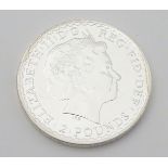 A 2014 Britannia coin of 999 grade silver 1 troy ounce 1 3/4" diameter CONDITION: