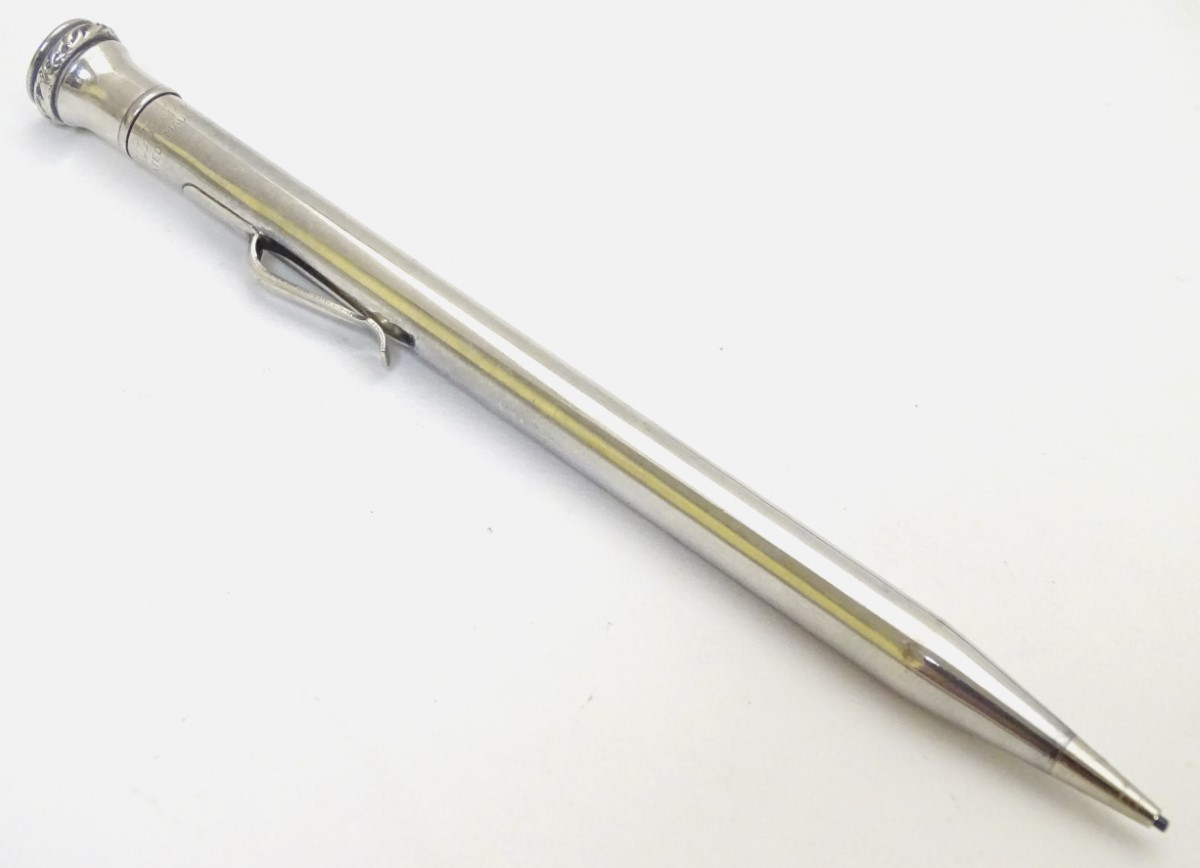 An American WAHL Eversharp silverplated propelling pencil Please Note - we do not make reference - Image 4 of 7