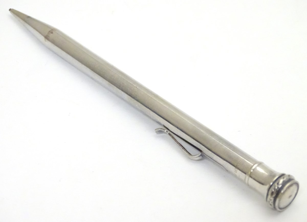 An American WAHL Eversharp silverplated propelling pencil Please Note - we do not make reference - Image 5 of 7