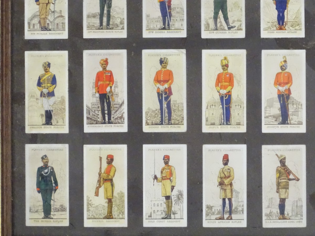 A full set of 50 Player's Cigarette cards Military Uniforms of the British Empire Overseas (1938) - Image 7 of 10