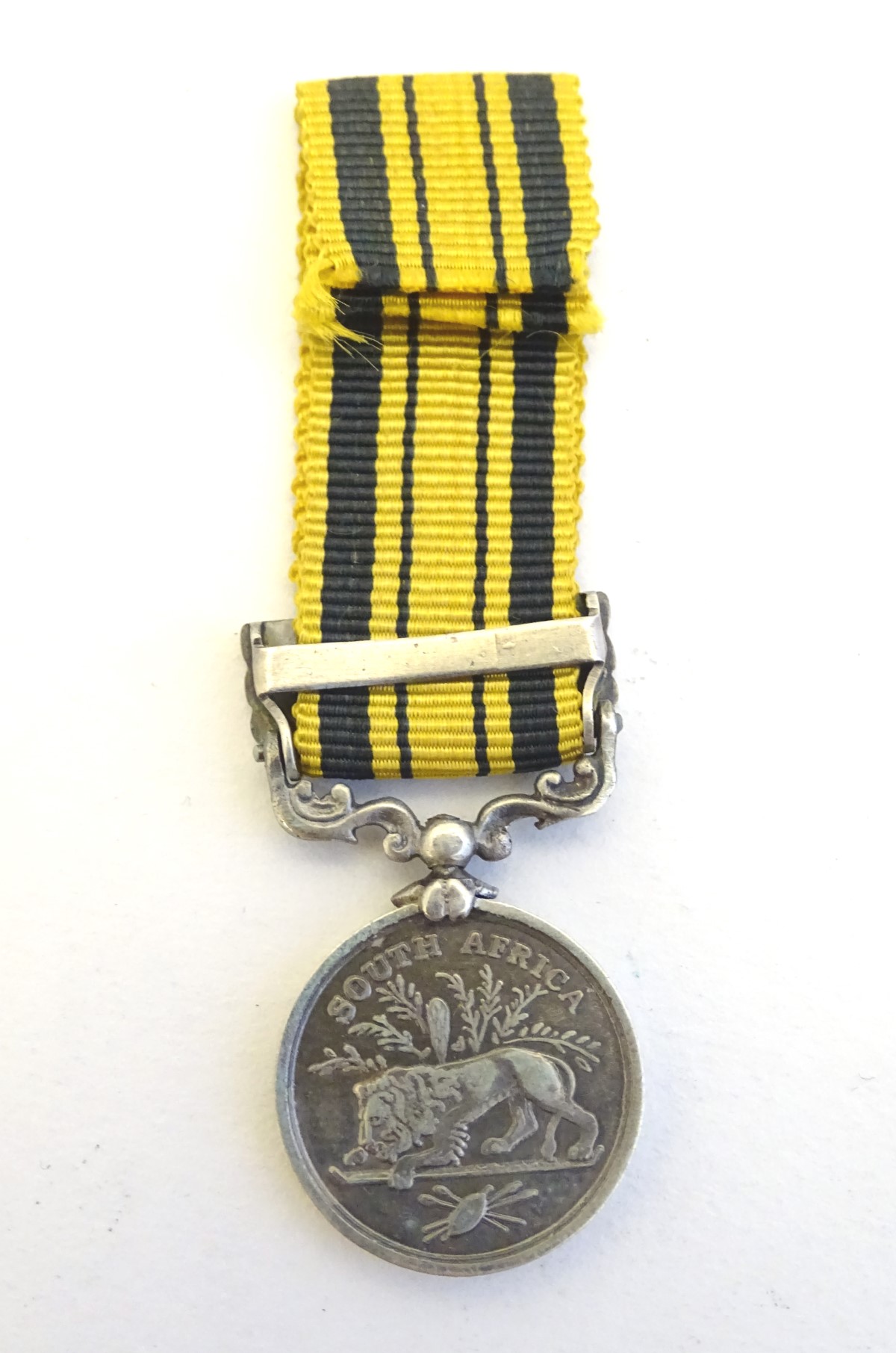 Militaria: a Victorian miniature South Africa Medal, with 1877 bar, 2" long (including ribbon.) - Image 5 of 8