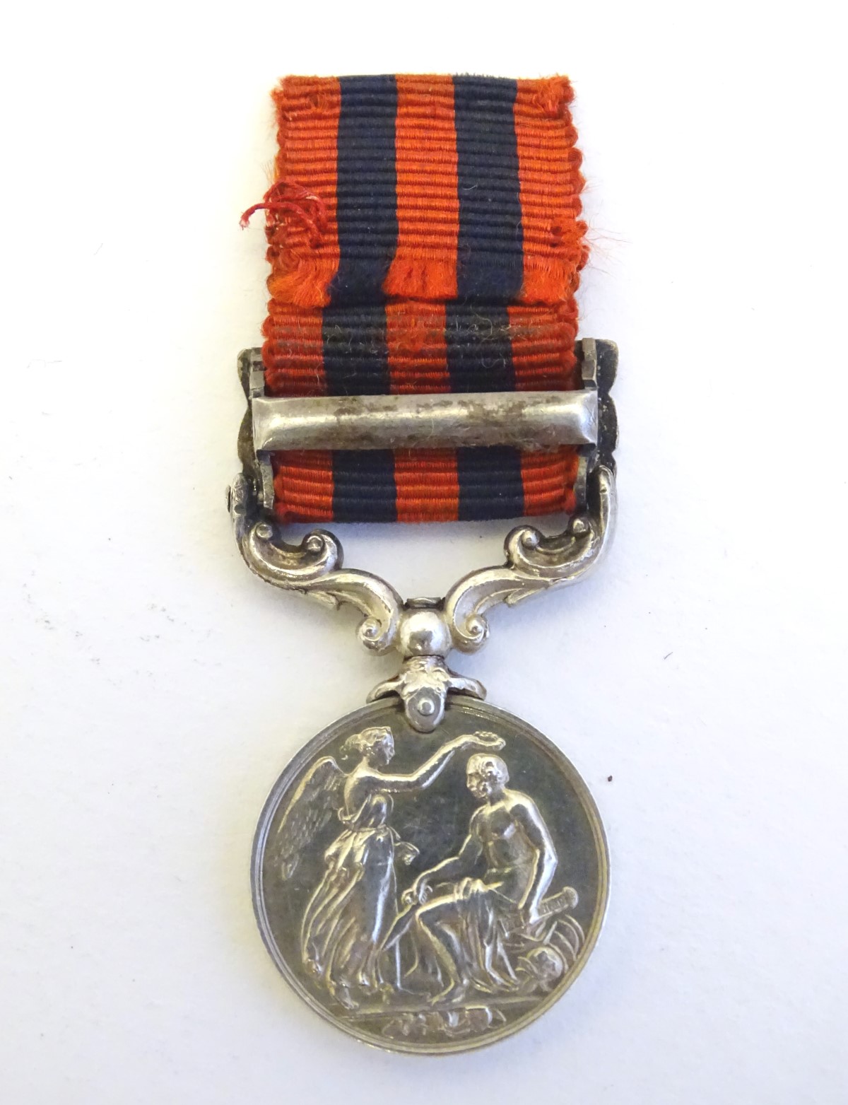 Militaria: a Victorian miniature Indian General Service Medal, with Burma 1885-7 bar and swivel - Image 5 of 5