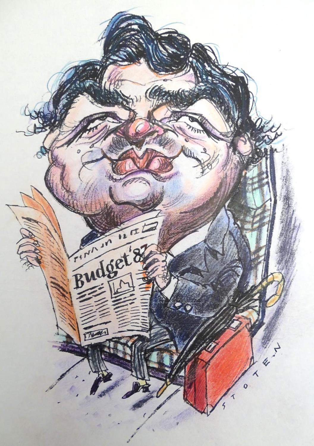 David Stoten, XX, British School Political Cartoonist, Limited edition print, no. 250 / 265, A - Image 4 of 6