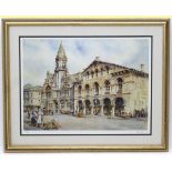 After E.R Sturgeon (1920-1999) Limited edition print, 'Trowbridge Wiltshire, Town Hall