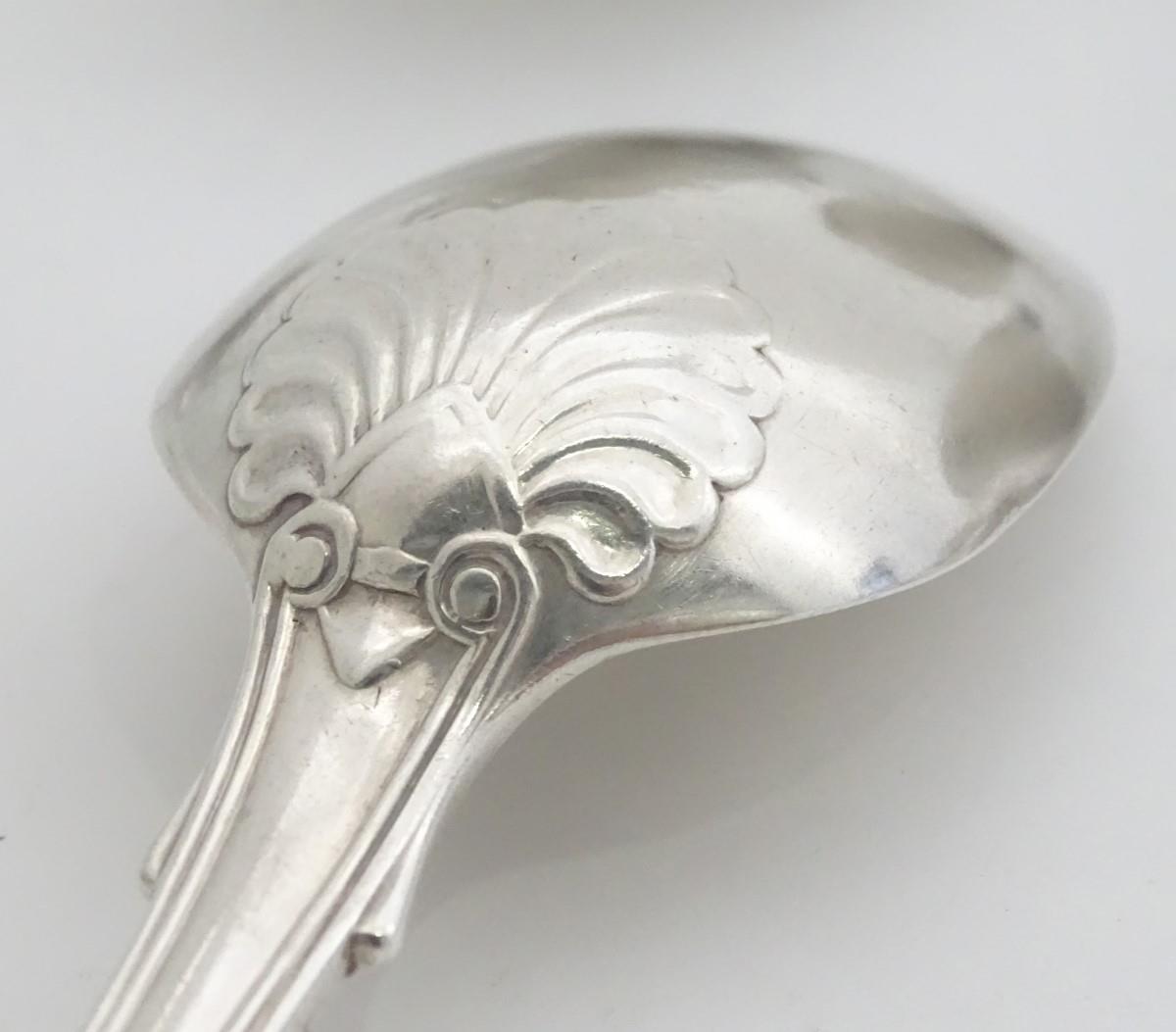 A set of 11 Geo IV silver kings pattern table spoons . Hallmarked London 1828 maker William - Image 14 of 15