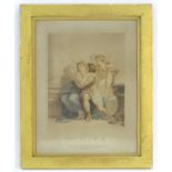 After Richard Cosway (1742?1821), XVIII, English School, Engraving, Docet Amor, Depicting a young