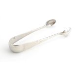 Victorian silver sugar tongs of small size. Hallmarked Birmingham 1900. 3 1/4" long Please Note - we