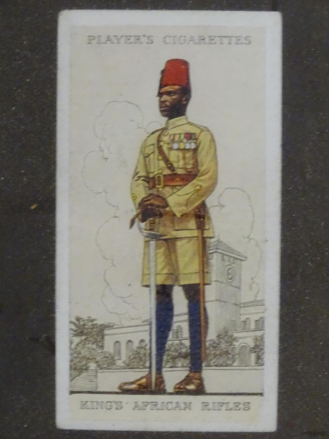 A full set of 50 Player's Cigarette cards Military Uniforms of the British Empire Overseas (1938) - Image 2 of 10