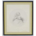 R. J. Lane (1800-1872), After Ann Mary Severn (1832 - 1866), 19thC stipple engraving, A portrait