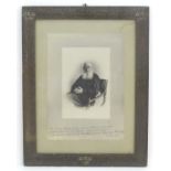 Russian Interest : A monochrome photographic print of the writer and philosopher Count Lev