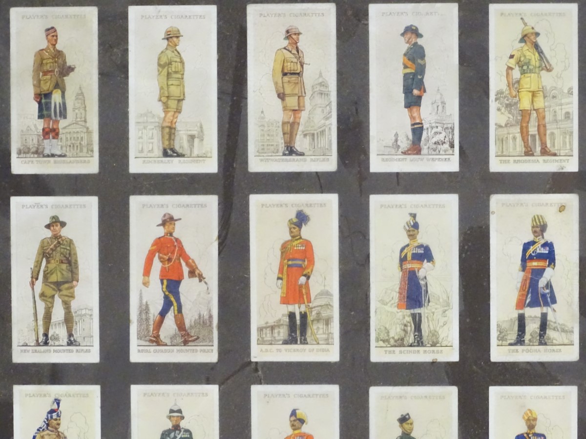 A full set of 50 Player's Cigarette cards Military Uniforms of the British Empire Overseas (1938) - Image 5 of 10