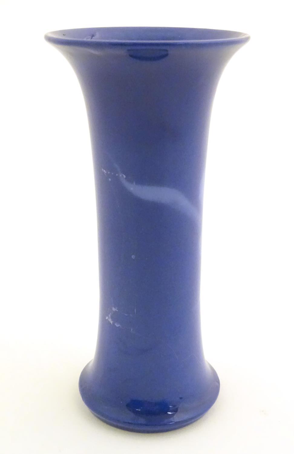 A Royal Worcester Sabrina porcelain spill vase of cylindrical form with a flared foot and rim, - Image 8 of 27
