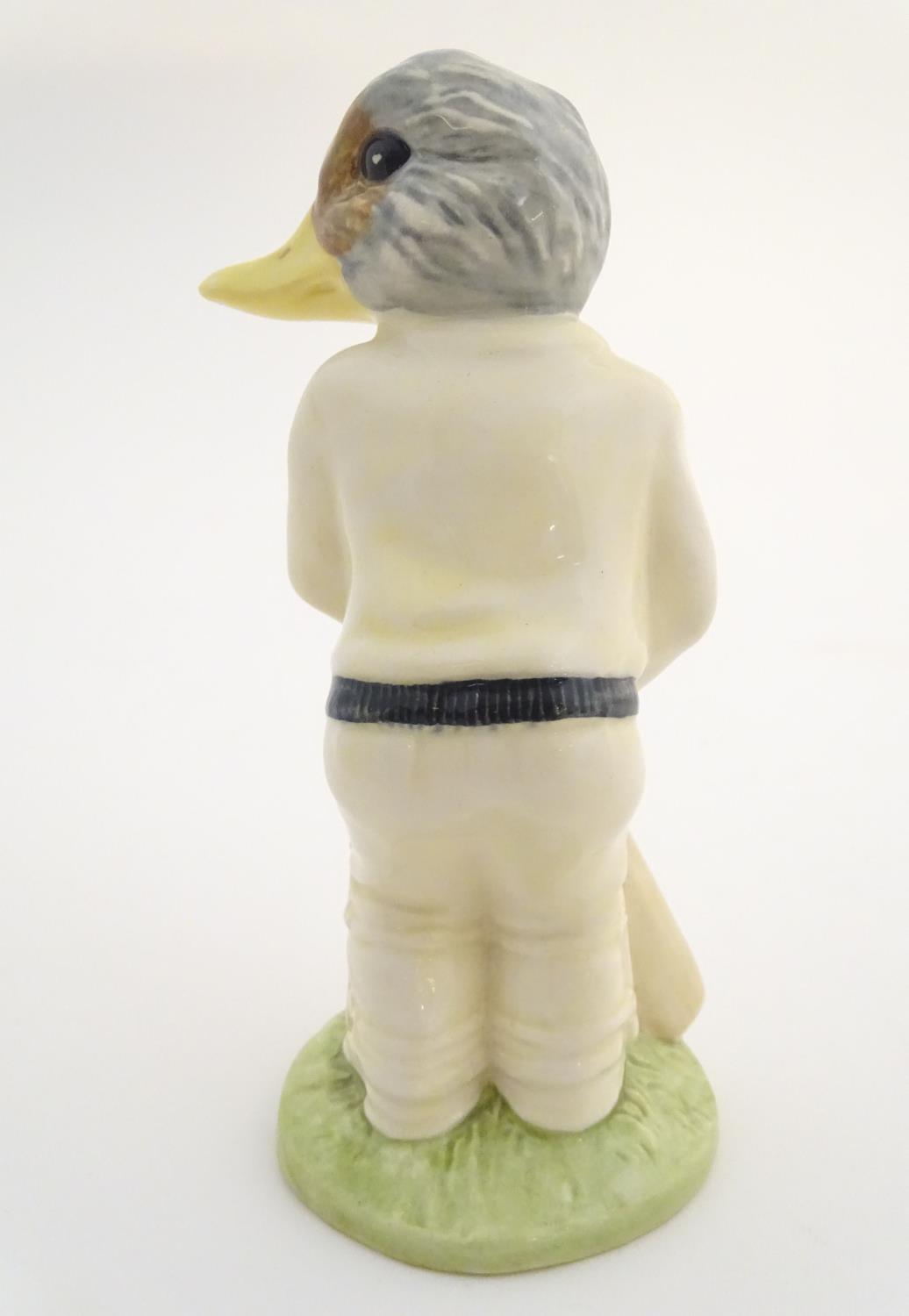 A Beswick Sporting Characters animal figure ' Out for a Duck ', modelled as a duck in cricket whites - Image 17 of 20