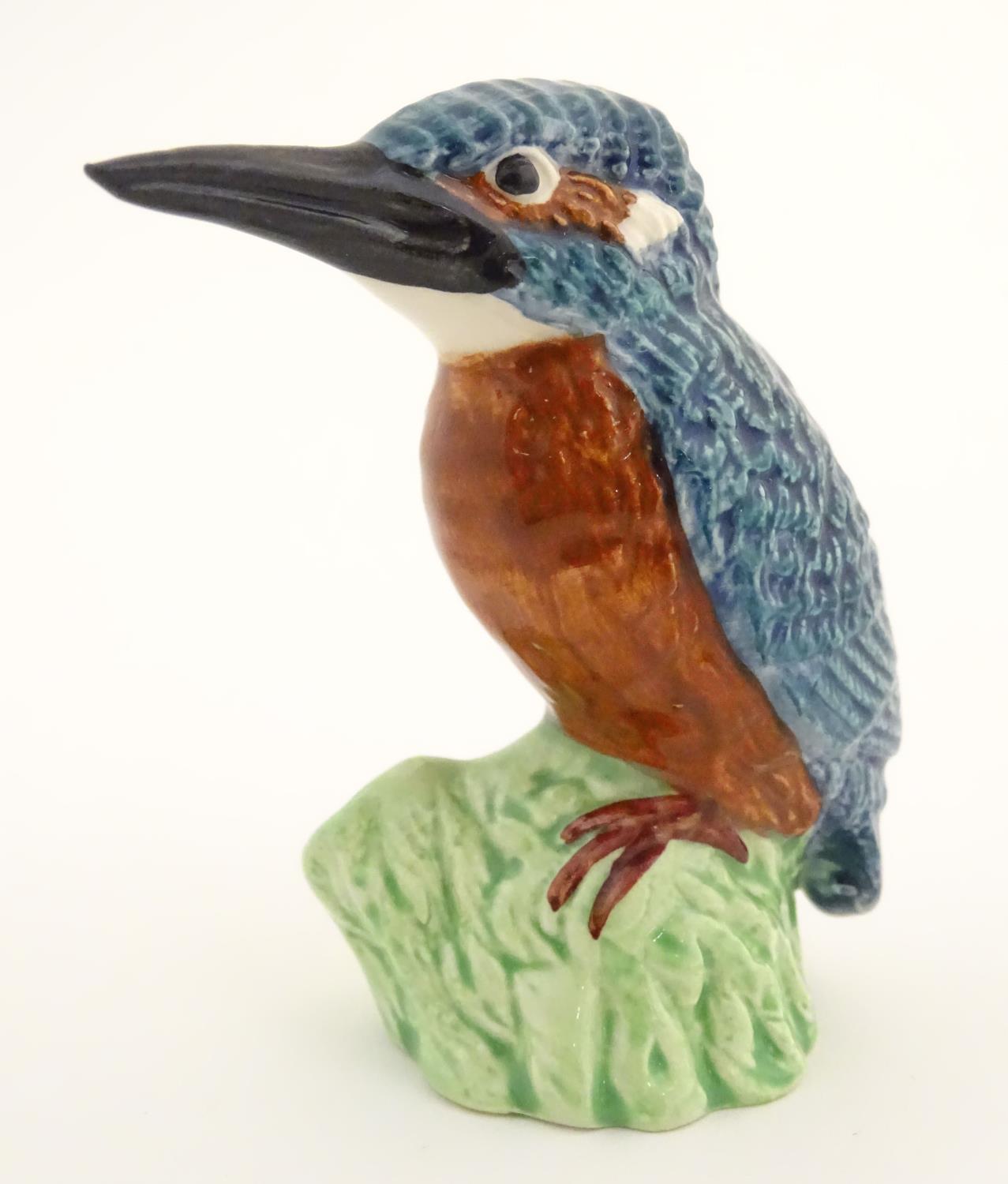 A Beswick model of a kingfisher bird, model no. 3275. Marked under. Approx. 2 3/4" high. Please Note - Image 11 of 20