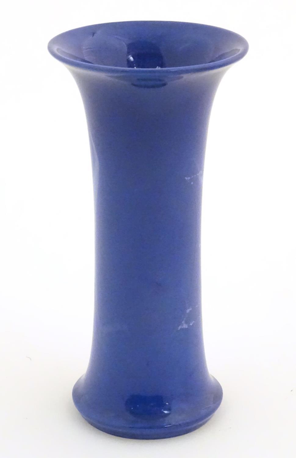A Royal Worcester Sabrina porcelain spill vase of cylindrical form with a flared foot and rim, - Image 9 of 27