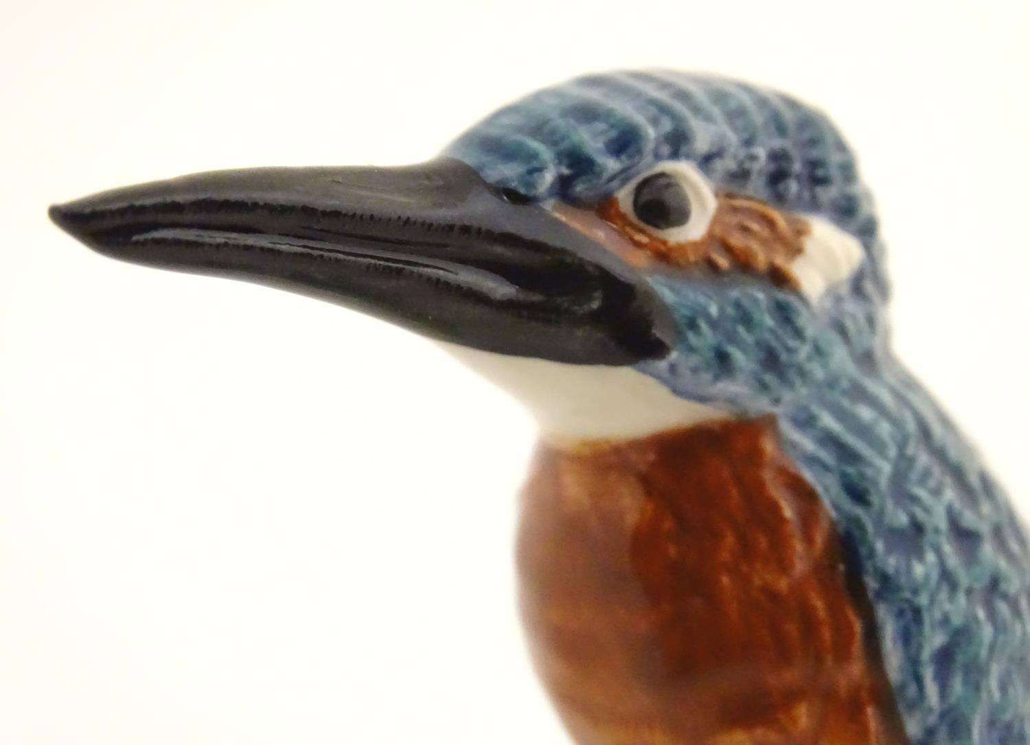 A Beswick model of a kingfisher bird, model no. 3275. Marked under. Approx. 2 3/4" high. Please Note - Image 15 of 20