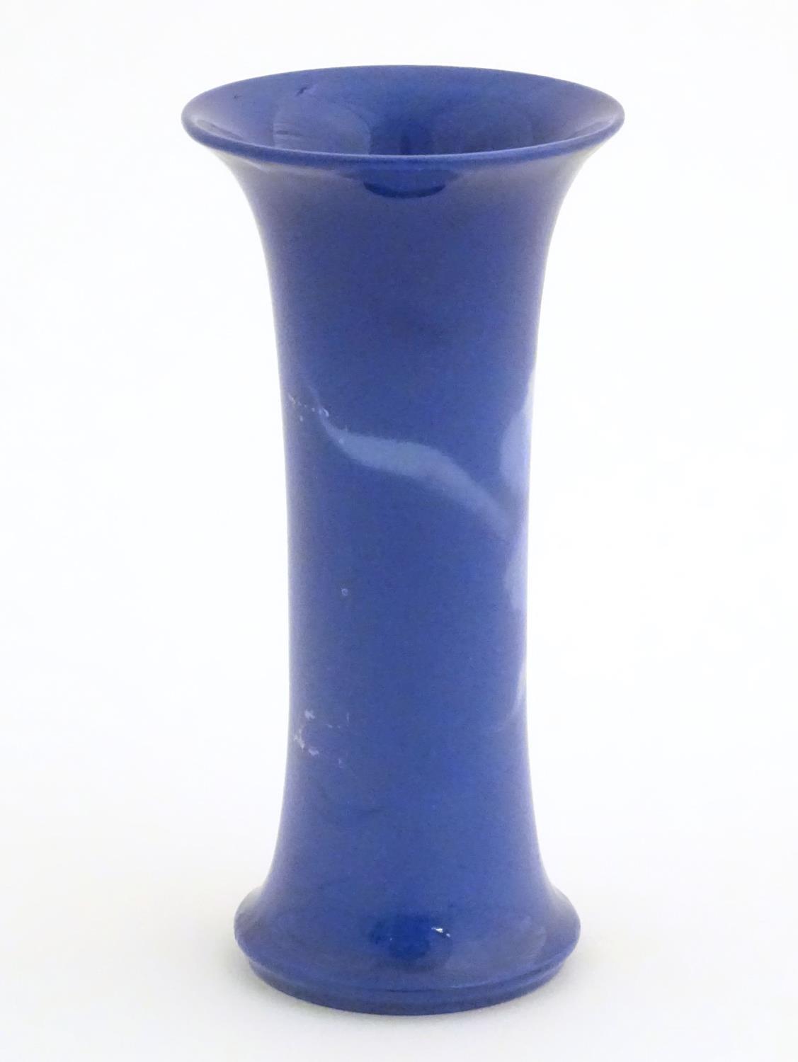 A Royal Worcester Sabrina porcelain spill vase of cylindrical form with a flared foot and rim, - Image 16 of 27