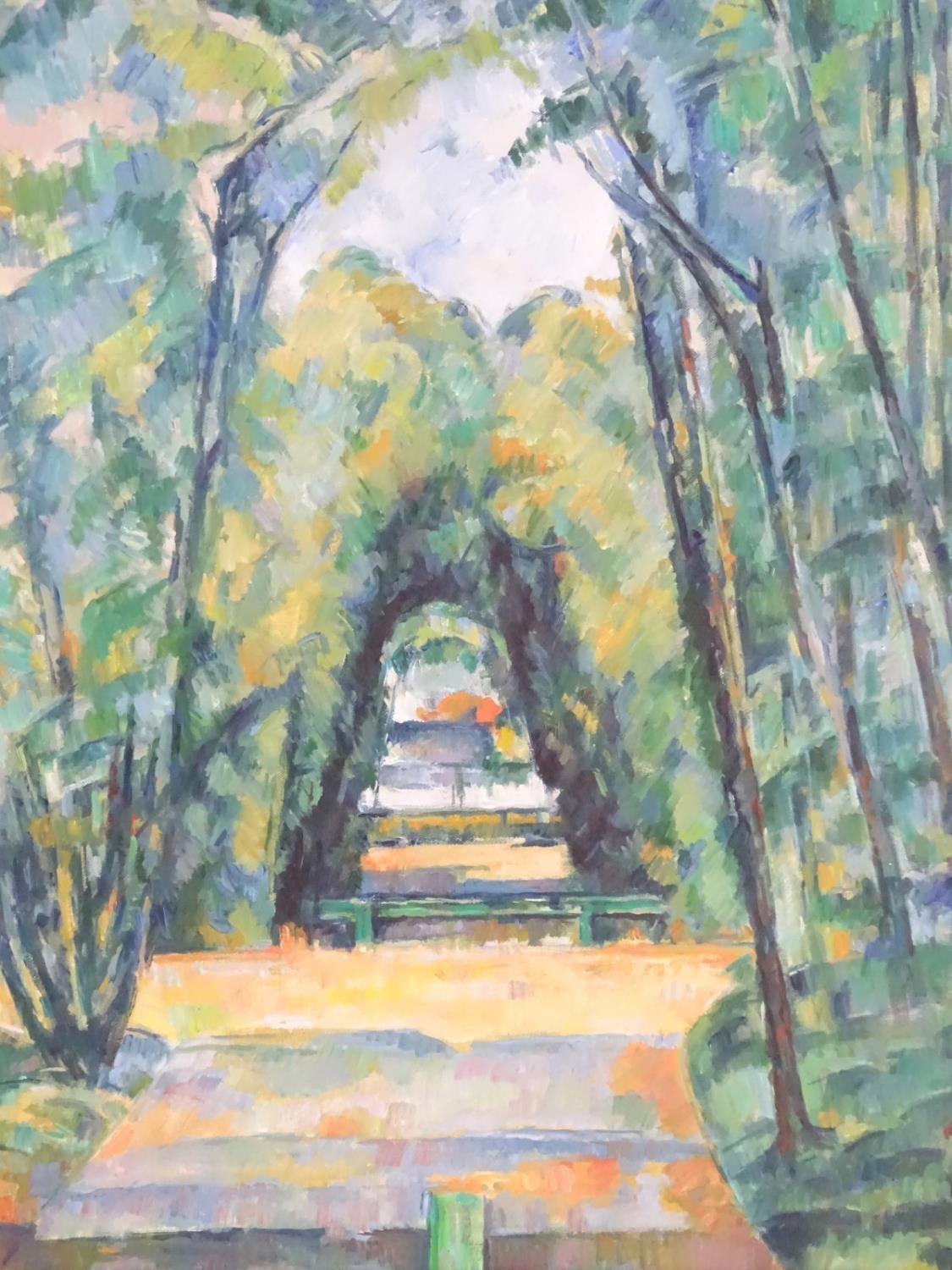 After Paul Cezanne (1839-1906), XX, Continental School, Oil on canvas laid on board, Avenue at - Image 2 of 5