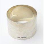 A silver napkin ring hallmarked Sheffield 1945 Maker Viners Ltd. Please Note - we do not make