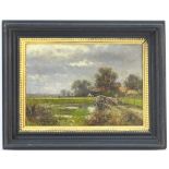 Abraham Hulk, Junior, (1851-1922), English School, Oil on canvas laid on board, A landscape scene