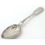 A Fiddle pattern teaspoon, marked R & S etc. possibly Scottish provincial Rettie & Son. Approx. 5
