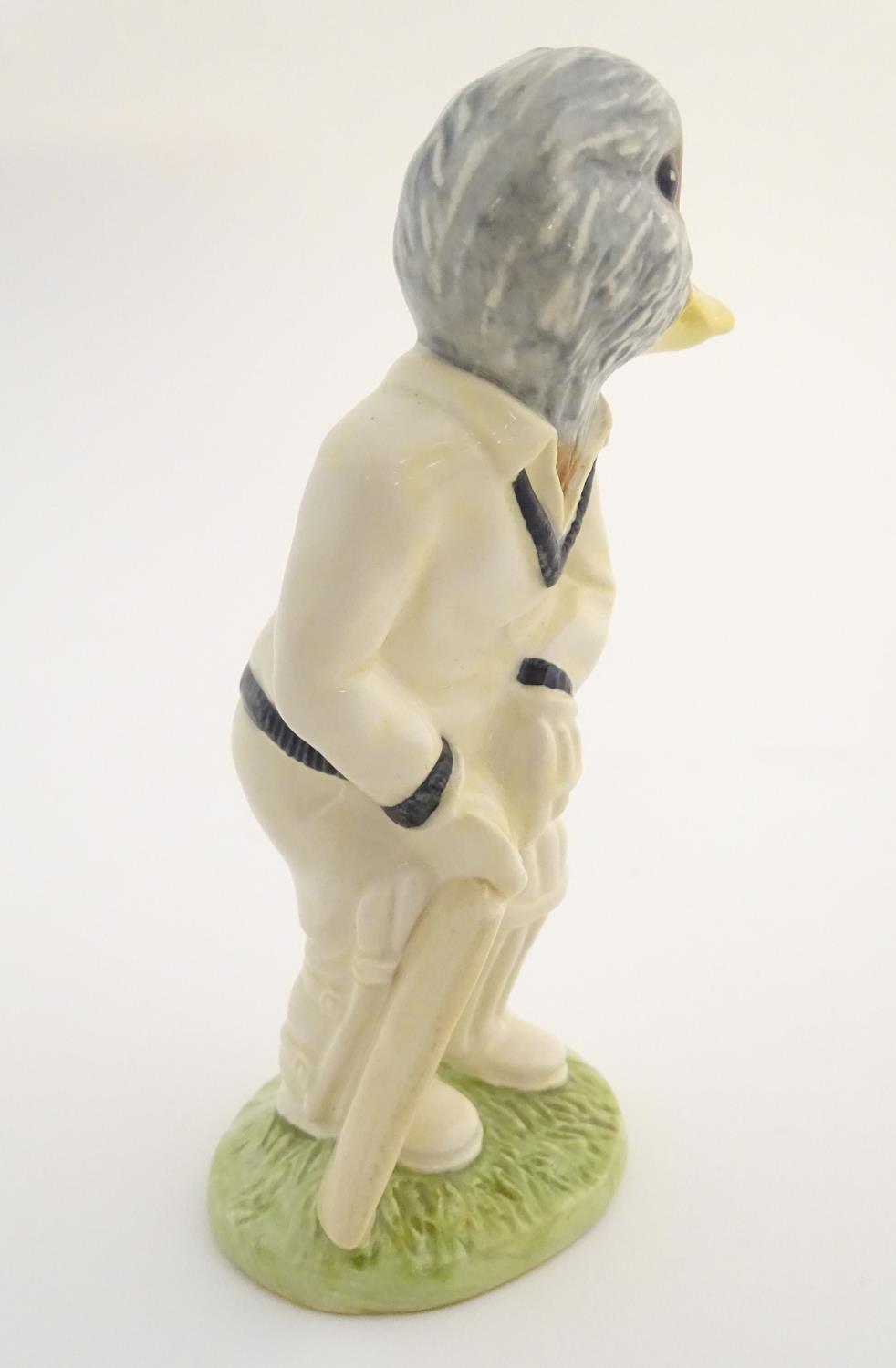 A Beswick Sporting Characters animal figure ' Out for a Duck ', modelled as a duck in cricket whites - Image 14 of 20