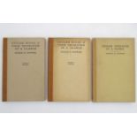 Books: Three books by Charles Hyward, titled to include volumes 1 & 2 of English Rooms and Their