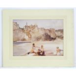 After Sir William Russell Flint (1880 - 1969), Colour print Approx 12 1/2'' x 17 1/2'' Please Note -
