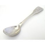 An Irish silver mustard spoon hallmarked Dublin 1827 maker William Cummins Please Note - we do not