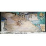 Virginia Medina, XX, American School, Mural, Chinatown, China Point, 1900, sponsored by The