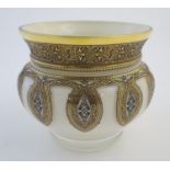 Glass: an 'Esabi' bowl by Osmanli, cased, number 1037 of a limited edition of 2000, the beige opal