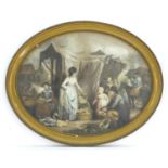 After James Ward (1769?1859), XX, English School, Coloured mezzotint, an oval, Poultry Market, A
