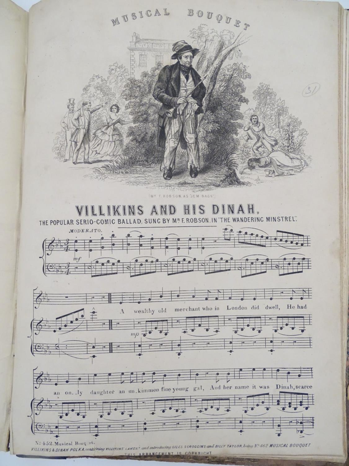 Music Book: Annie Laurie, sung by Mr Wilson , arranged with symphonies & accompaniments by B.W West, - Image 2 of 6