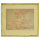 Old Master Drawing, XVIII-XIX, French School, Sanguine red chalk, A still life study of a