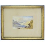 Charles J Gooch, XIX-XX, English School, Watercolour, The Munro Maol Chean Dearg beside a glen and