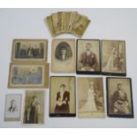 A collection of Victorian photgraphs, comprising portraits from studios of J. Mackintosh (Kelso,