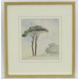 Charles Gore (1729-1807), XVIII, English School, Watercolour, Trees in Italy, A study of Italian