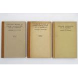 Books: Three books by Charles Hayward, titled to include volumes 1 & 2 of English Rooms and Their