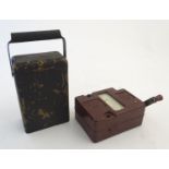 A mid-20thC volt meter by Evershed & Vignoles, London, the 'Megger', in bakelite case with