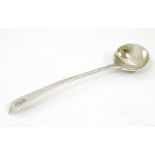 A silver salt spoon hallmarked London 1810 maker Thomas Wallis & Jonathan Hayne 4 1/4'' Please