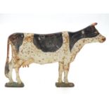 Cast iron door stop / wall adornment formed as a Friesian cow Please Note - we do not make reference