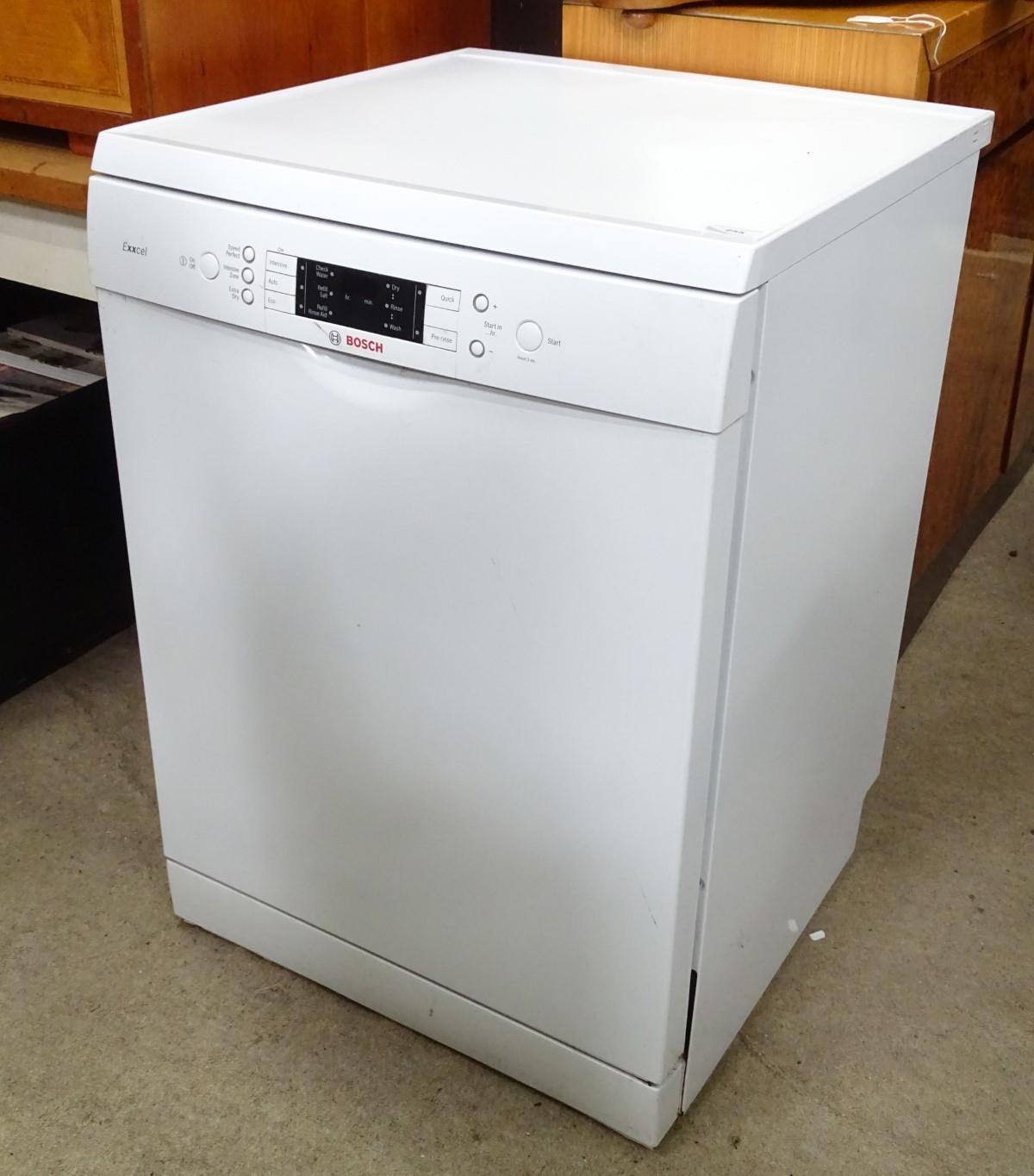 A Bosch exxcel dishwasher Please Note - we do not make reference to the condition of lots within