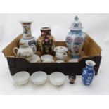 A quantity of assorted Oriental ceramics Please Note - we do not make reference to the condition