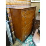 Lebus Vintage retro tallboy / chest of drawers Please Note - we do not make reference to the