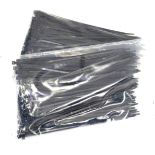 Two packets of black plastic cable ties (each 200 x 250 mm x 3.3 mm) Please Note - we do not make