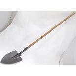Gardening Tools- A long handled spade Please Note - we do not make reference to the condition of