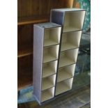 Two John Lewis CD / DVD racks Please Note - we do not make reference to the condition of lots within