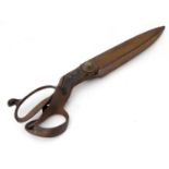 Pair of tailors scissors by Heinisch Newark New Jersey USA Please Note - we do not make reference to